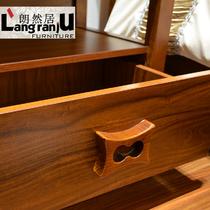 床头柜/张木人造板框架结构移动抽象图案成人简约现代 床头柜