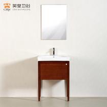 镜+主柜含面盆一体陶瓷盆E1级简约现代 GT-4381浴室柜