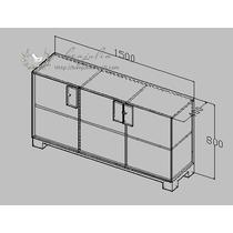 人造板密度板/纤维板简约现代 B-B10002餐边柜