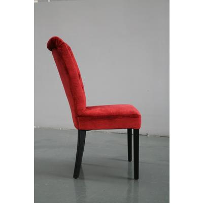 Casa Mia 酒红色布中密度泡沫海绵成人欧式 沙发椅
