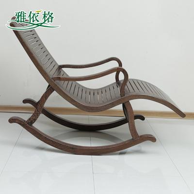 雅依格 纯鸡翅木框架结构成人明清古典 摇椅