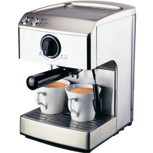 灿坤 银色不锈钢15Bar50HZ意大利式泵压式 TSK-1818R2A咖啡机