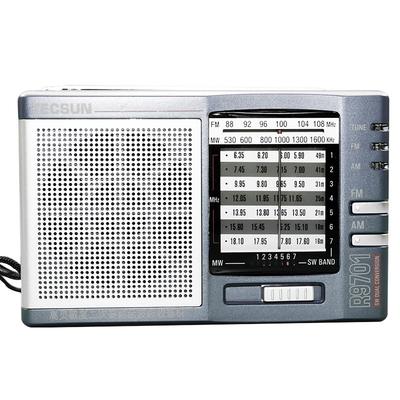 德生 黑色普通蓝色收音机 收音机