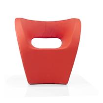 红色皮革高弹泡沫海绵抽象图案成人简约现代 沙发椅