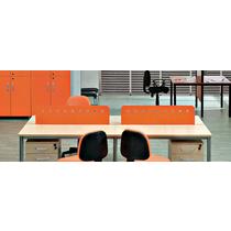 单人位人造板刨花板/三聚氰胺板拆装简约现代 SD－PF046办公桌
