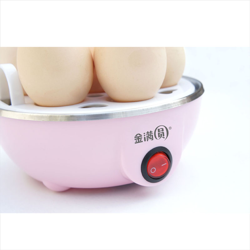 金满圆 粉红色蒸蛋羹煎蛋煮蛋 煮蛋器