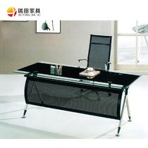 钢木钢化玻璃简约现代 XT-BLQT-006办公桌