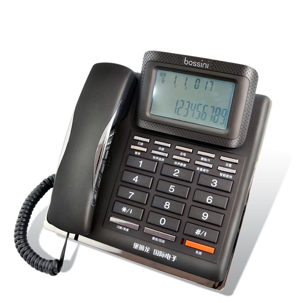 堡狮龙 黑色雄鹰灰玫瑰棕有绳电话座式全国联保 电话机