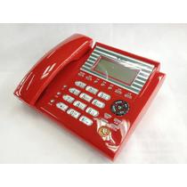 红色有绳电话座式经典方形 电话机