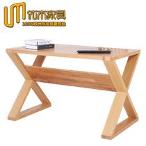 原木色茶清色组装橡木北欧/宜家 书桌
