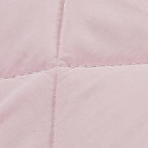 粉红色 纯羊毛被绗缝冬季涤棉 被子