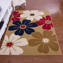 混纺简约现代植物花卉长方形中国风机器织造 xinmiqi8012地毯