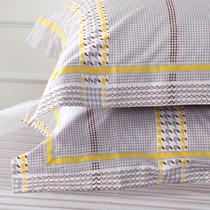 咖色欧式斜纹条纹床单式简约风 床品件套四件套