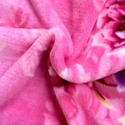 圣予真 2%-3%珊瑚绒毯春秋植物花卉简约现代 毛毯