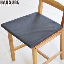 黑色（常规尺寸）定制布纯色简约现代 坐垫