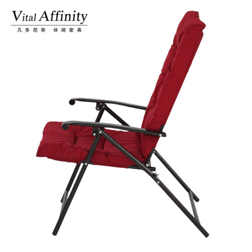 凡多尼帝 酒红色绿色金属铁成人简约现代 折叠椅