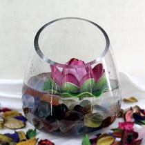 玻璃台面斜口组合花瓶花瓶大号中号简约现代 花瓶