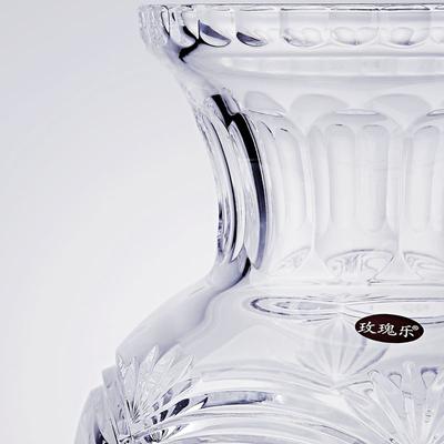 玫瑰乐 透明玻璃台面花瓶中号新古典 花瓶