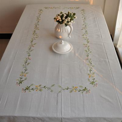 home linen 白色布植物花卉欧式 311XM-4桌布