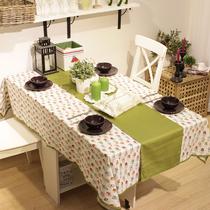 幸福花盆桌旗布植物花卉北欧/宜家 桌布