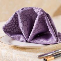 紫色布田园 餐垫
