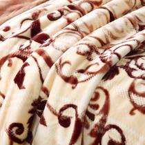拉舍尔QS-11毛毯一等品冬季植物花卉韩式 毛毯