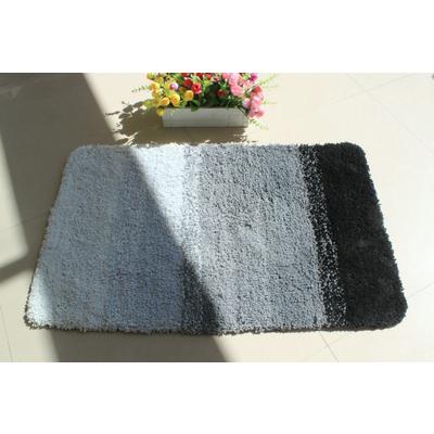 佳瑞地毯 图示 黑灰渐变色化纤简约现代涤纶条纹长方形中国风机器织造 地毯