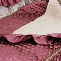 紫罗兰布纯色欧式 坐垫