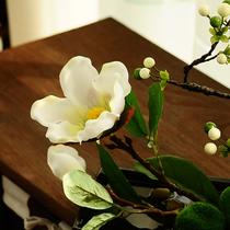 白色 日式盆栽1仿真植物
