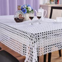 白色米色布几何图案简约现代 桌布