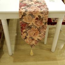 典雅紫布植物花卉欧式 桌布