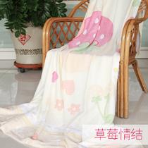 2%-3%毛巾毯一等品夏季植物花卉简约现代 毛毯