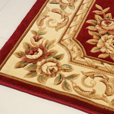 龙禧 混纺欧式植物花卉长方形欧美机器织造 0-3地毯