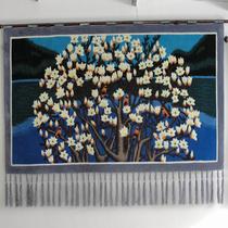 化纤手工GT－166挂毯长方形植物花卉现代中式 挂毯
