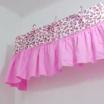 粉色+豹纹布挂式空调罩田园 防尘罩