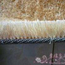 化纤简约现代涤纶纯色长方形田园手工织造 地毯