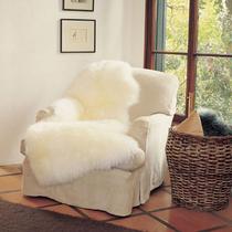 白色羊毛纯色手工织造 地毯