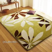 咖啡叶子绿色叶子化纤涤纶 地毯
