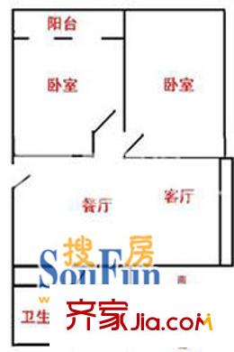 上海 阳明国际花苑四期 户型图
