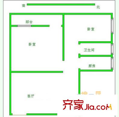 沪南路577弄小区户型图上海 沪南路577弄 户型图 2室1厅1卫1厨