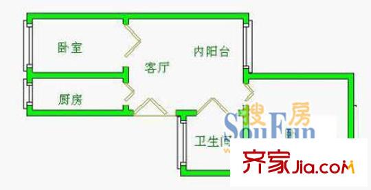 凤庆小区2室1厅1卫1厨