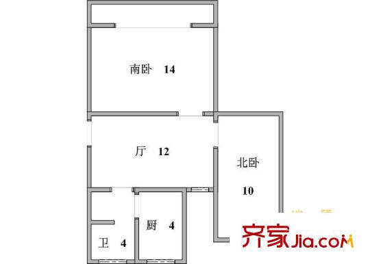 上海 报春四村 户型图