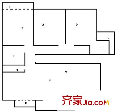 上海 康健丽都 户型图