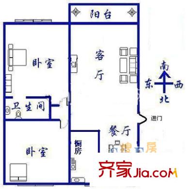 上海 阳光花城二期 户型图