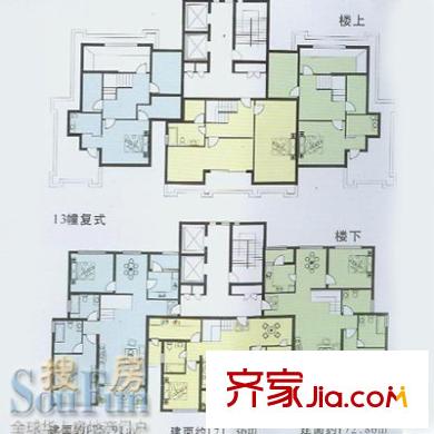 阳光花城二期 4室 户型图