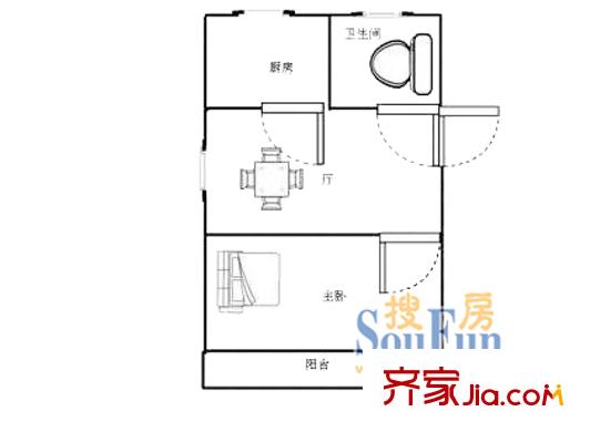 上海 景峰苑 户型图