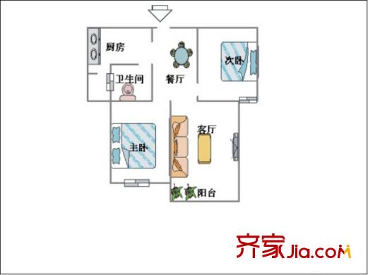 杉林新月家园 0室 户型图