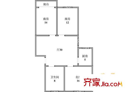 上海 颛溪五村 户型图