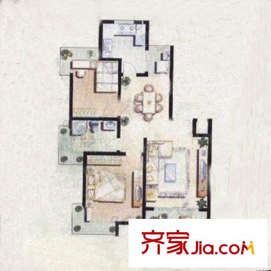 小上海新城 2室1厅1卫1厨