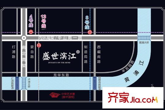 融创盛世滨江交通图